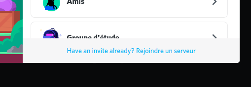 Rejoindre un serveur