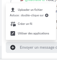 Envoyer un fichier