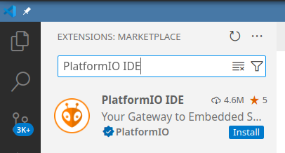 Recherche de l'extension