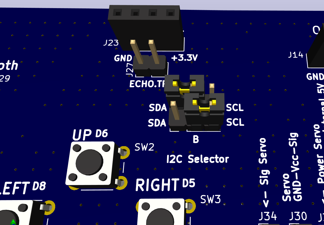 Le sélecteur de broche I2C