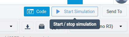 Lancement de la simulation
